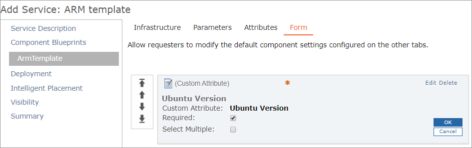 Ubuntu version in Form section